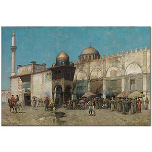 A Mosque by Alberto Pasini