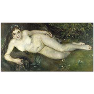 A Nymph by a Stream by Pierre Auguste Renoir