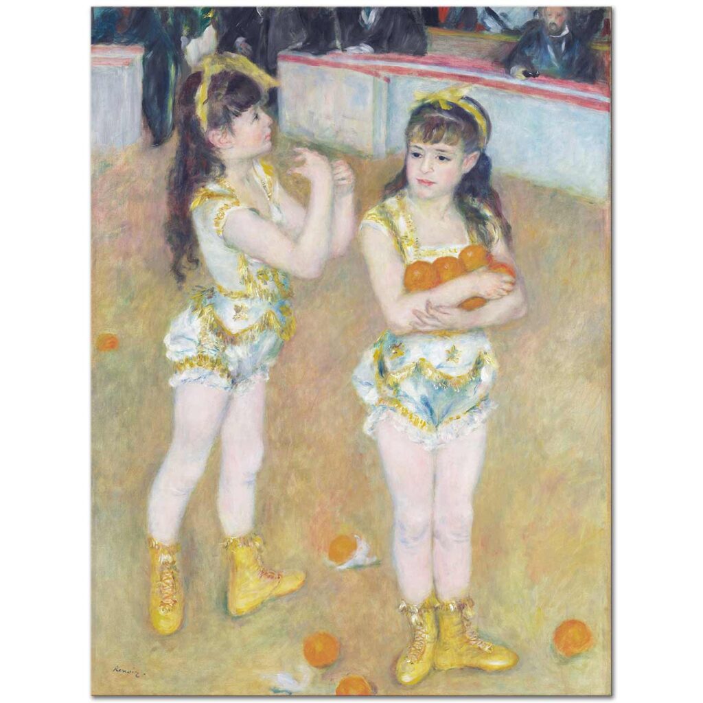 Acrobats At The Cirque Fernando by Pierre Auguste Renoir