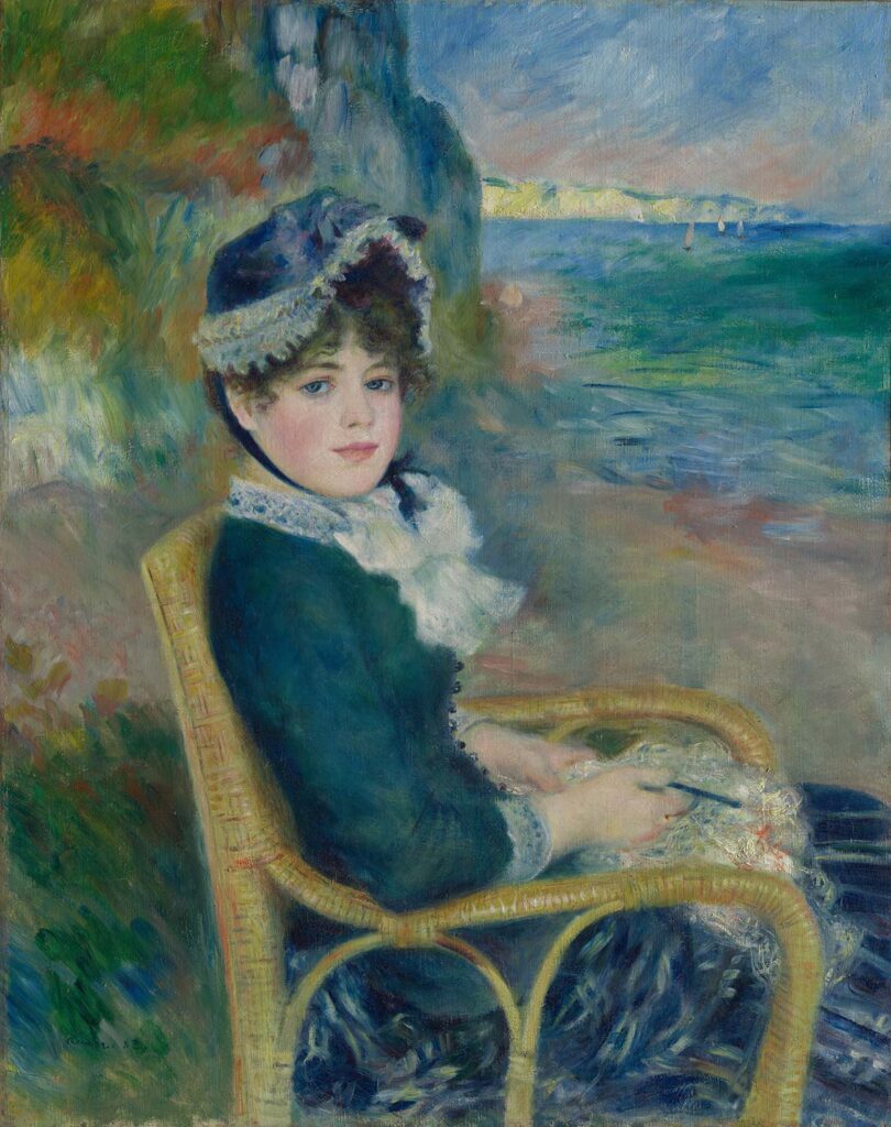 By the Seashore by Pierre Auguste Renoir