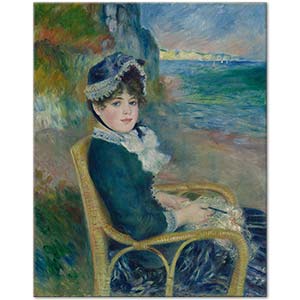 By the Seashore by Pierre Auguste Renoir