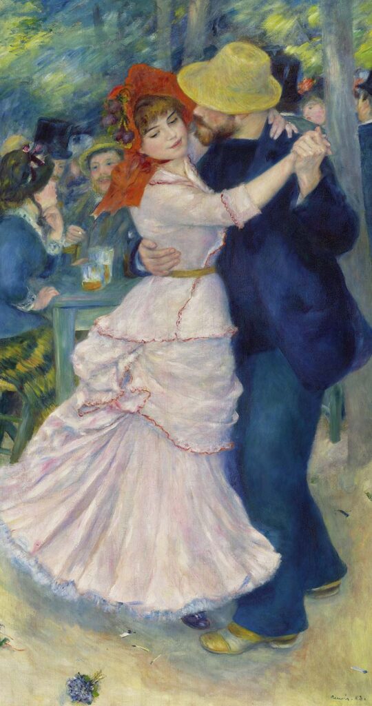 Dance at Bougival by Pierre Auguste Renoir