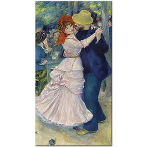 Dance at Bougival by Pierre Auguste Renoir