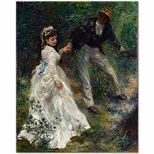 The Promenade by Pierre-Auguste Renoir