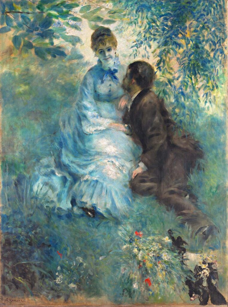 The Lovers by Pierre Auguste Renoir