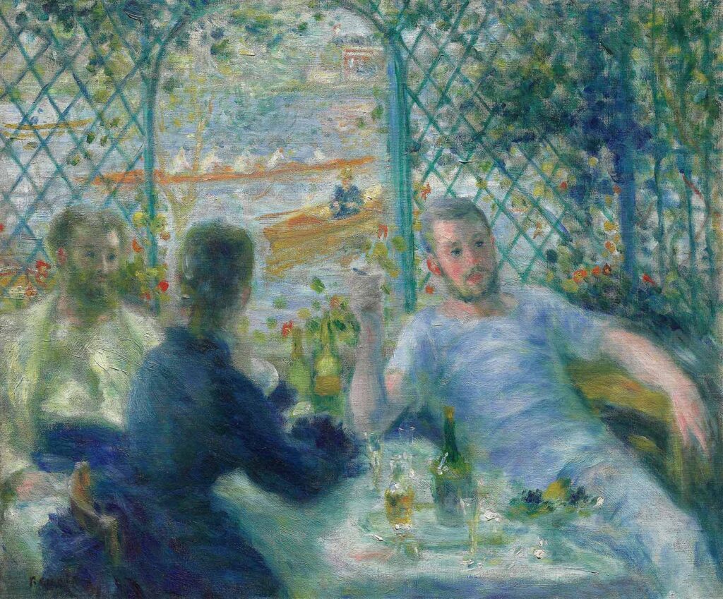 Lunch at the Restaurant Fournaise by Pierre-Auguste Renoir