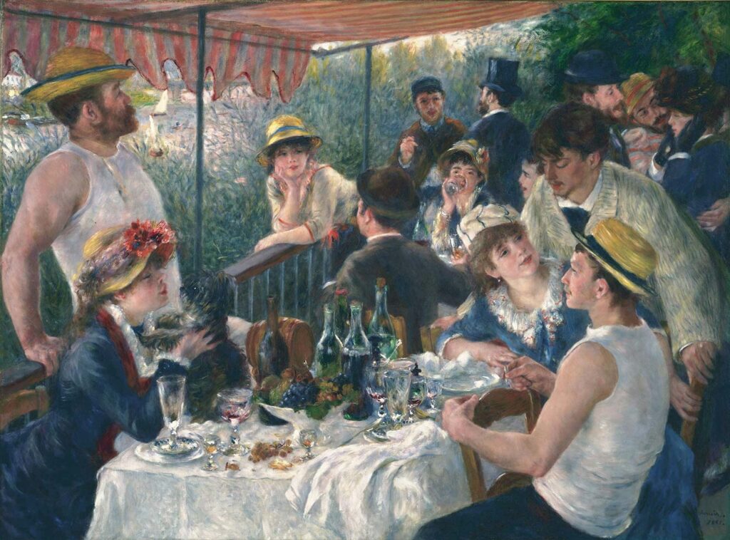 Luncheon of the Boating Party by Pierre Auguste Renoir