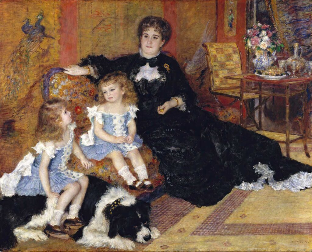 Madame Charpentier and Her Children by Pierre-Auguste Renoir