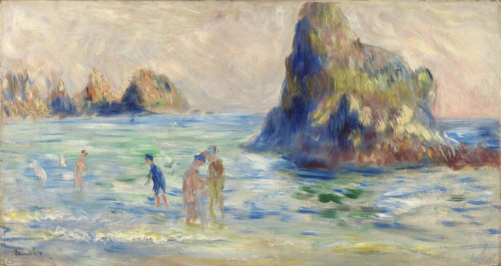 Moulin Huet Bay Guernsey by Pierre-Auguste Renoir