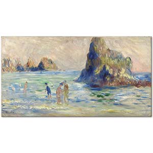 Moulin Huet Bay Guernsey by Pierre-Auguste Renoir