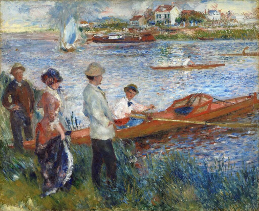 Oarsmen at Chatou by Pierre-Auguste Renoir