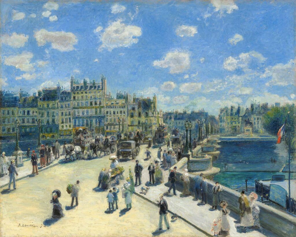 Pont Neuf, Paris by Pierre Auguste Renoir