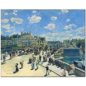Pont Neuf, Paris by Pierre Auguste Renoir