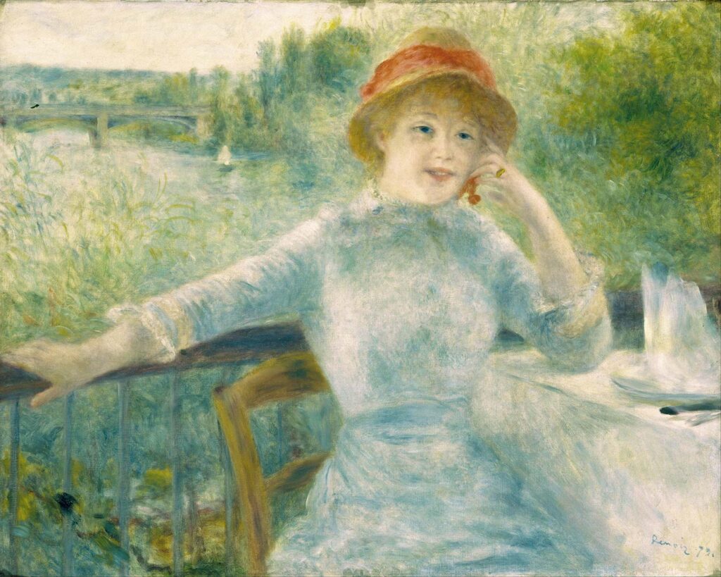 Alphonsine Fournaise by Pierre Auguste Renoir