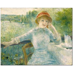 Alphonsine Fournaise by Pierre Auguste Renoir