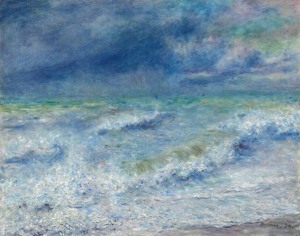 Seascape by Pierre Auguste Renoir