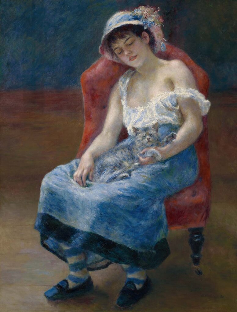 Sleeping Girl by Pierre Auguste Renoir