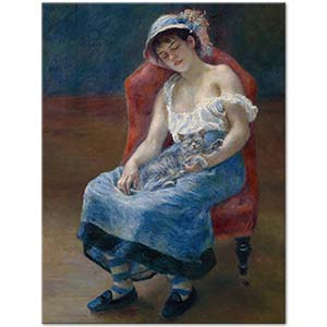 Sleeping Girl by Pierre Auguste Renoir