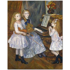 The Daughters of Catulle Mendès by Pierre-Auguste Renoir