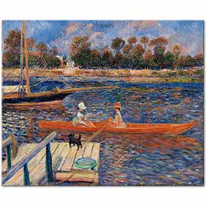 The Seine at Argenteuil by Pierre-Auguste Renoir