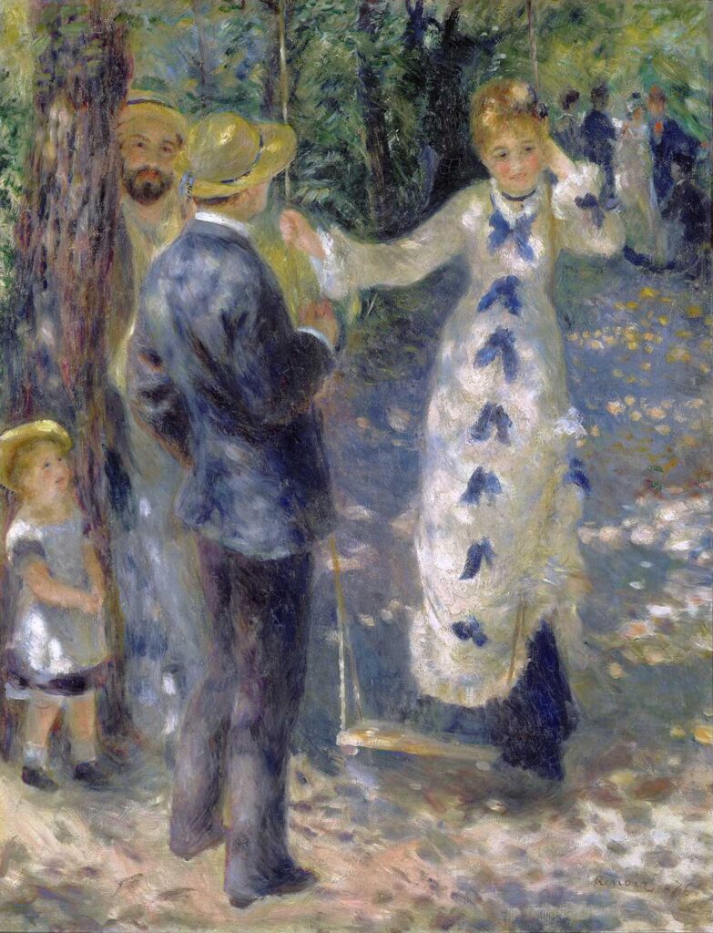 The Swing by Pierre-Auguste Renoir