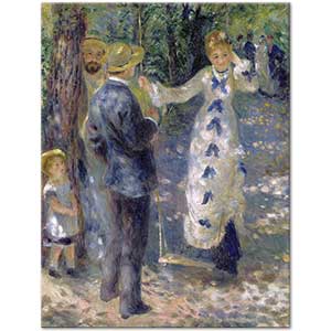 The Swing by Pierre-Auguste Renoir