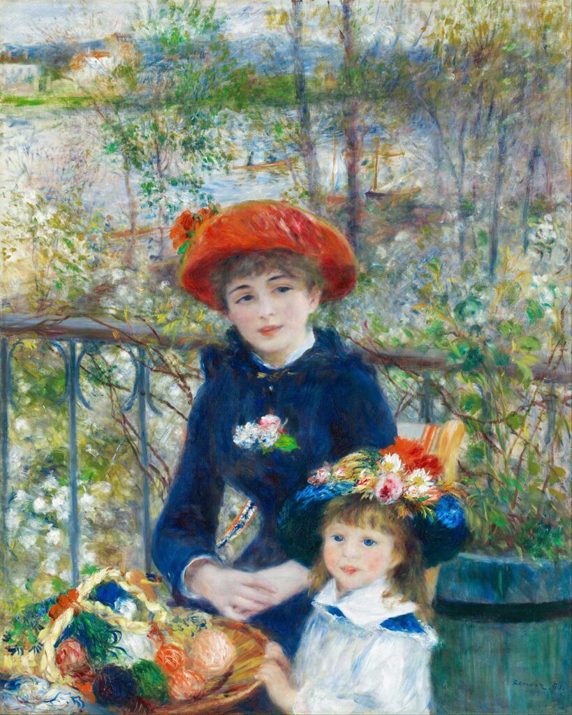 Two Sisters (On the Terrace) by Pierre-Auguste Renoir