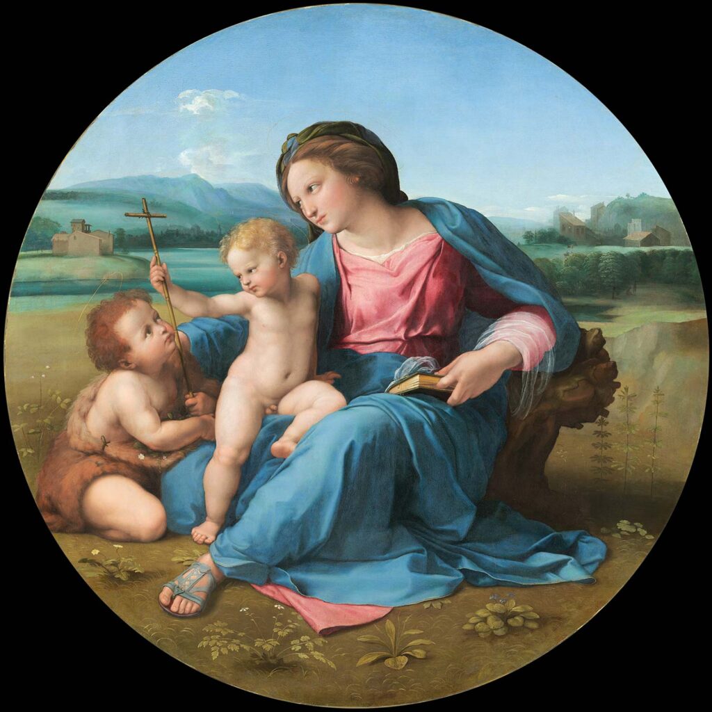 The Alba Madonna by Raphael