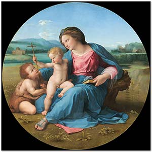The Alba Madonna by Raphael