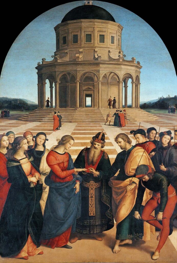 The Marriage of the Virgin by Raphael