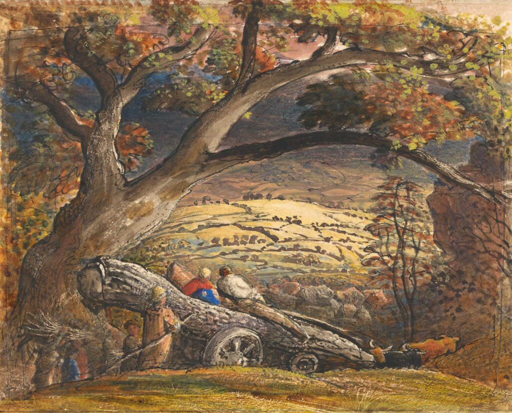 The Timber Wain by Samuel Palmer