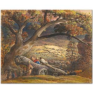 The Timber Wain by Samuel Palmer