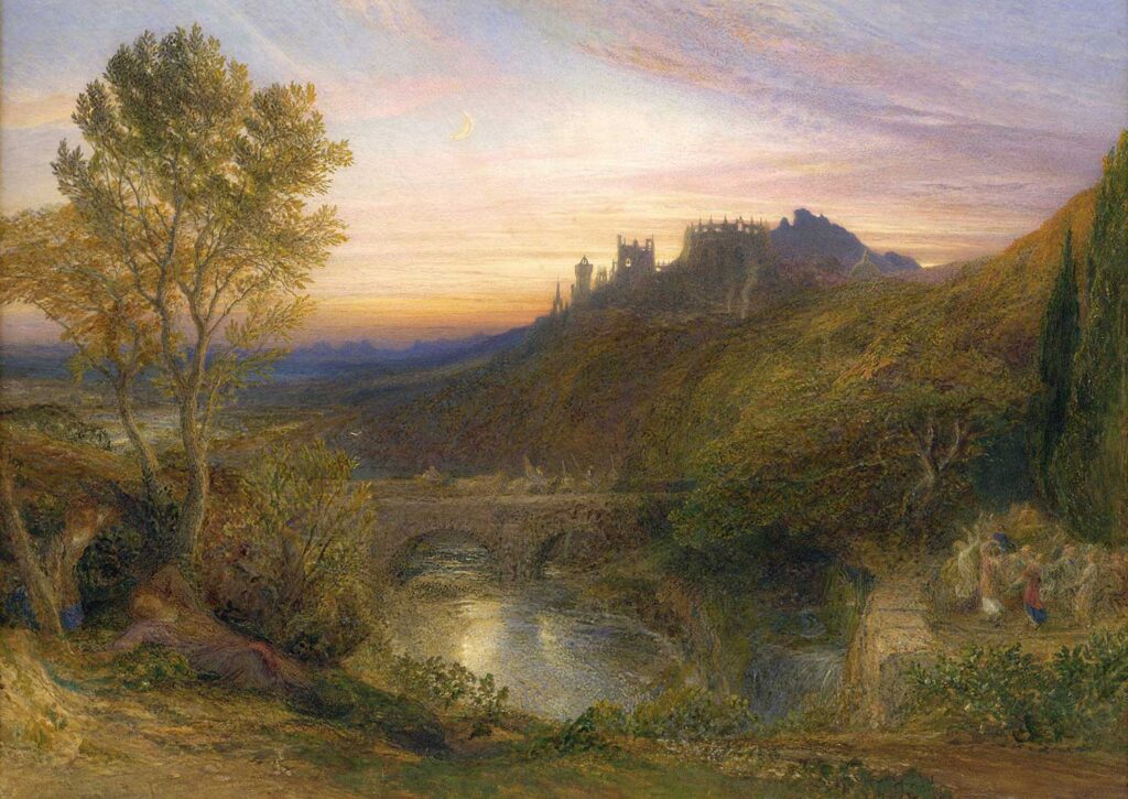 The Towered City by Samuel Palmer
