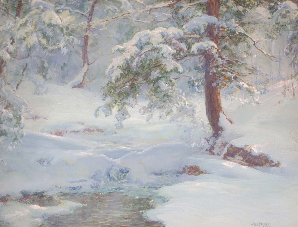 A Winter Idyll by Walter Launt Palmer