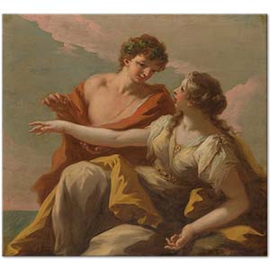 Bacchus and Ariadne by Giovanni Antonio Pellegrini