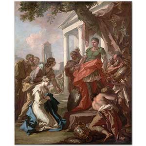 The Continence of Scipio by Giovanni Antonio Pellegrini