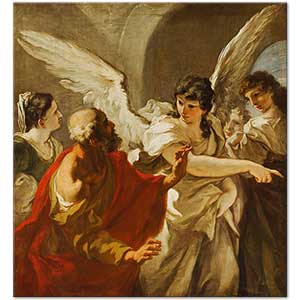 The Flight of Lot by Giovanni Antonio Pellegrini