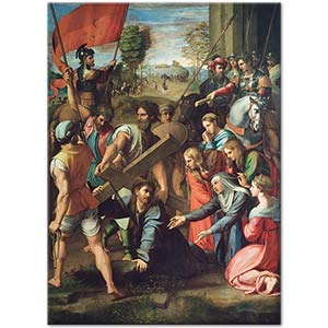 Christ Falling on the Way to Calvary by Raphael