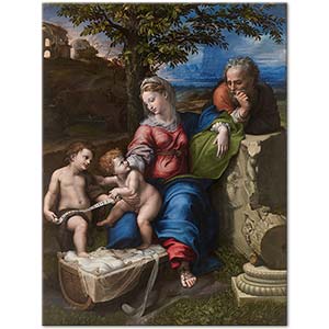 Holy Family under an Oak Tree by Raphael