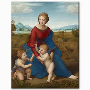 Madonna of the Meadow by Raphael