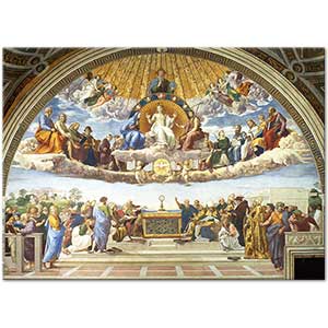 The Disputation of the Holy Sacrament by Raphael