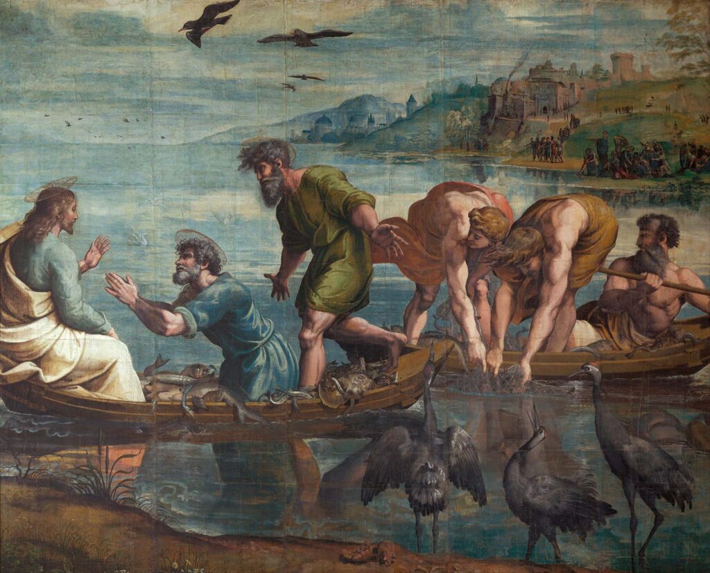 The Miraculous Draught of Fishes by Raphael