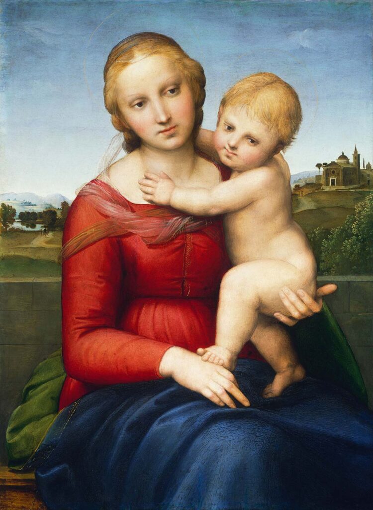 The Small Cowper Madonna by Raphael