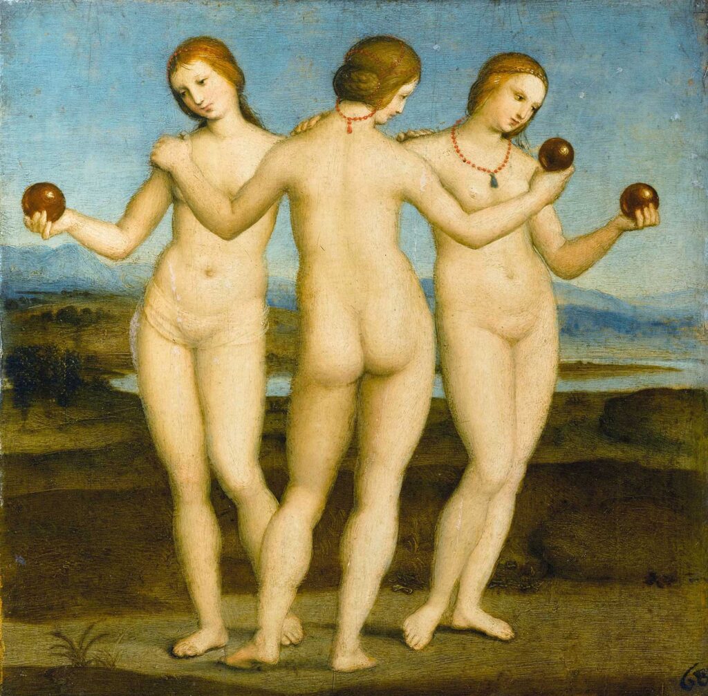 The Three Graces by Raphael