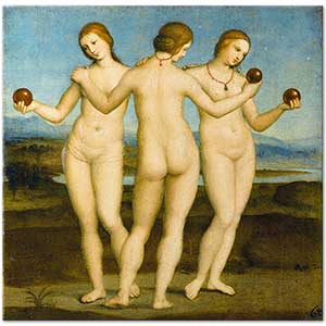 The Three Graces by Raphael