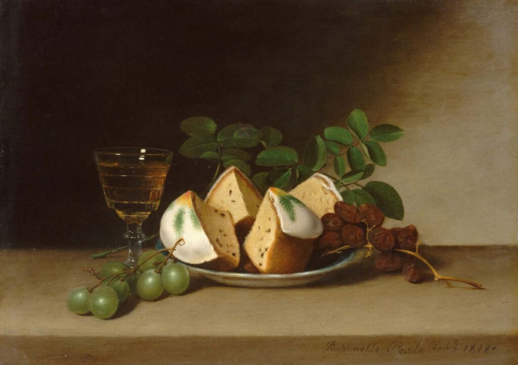 Still Life with Cake by Raphaelle Peale