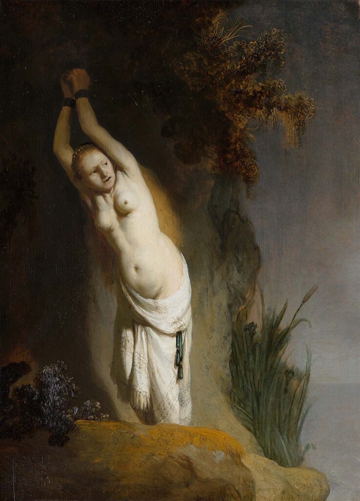 Andromeda by Rembrandt van Rijn