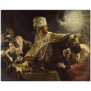 Belshazzar's Feast by Rembrandt van Rijn