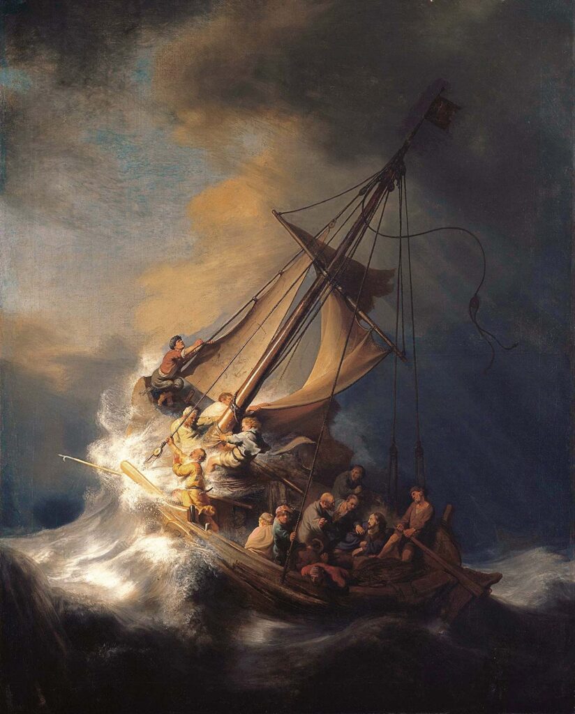 Christ in the Storm on the Sea of Galilee by Rembrandt