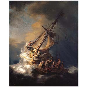 Christ in the Storm on the Sea of Galilee by Rembrandt